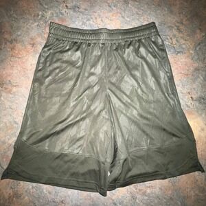 DSG Boy's Knit Train Shorts, XL, Olive Green